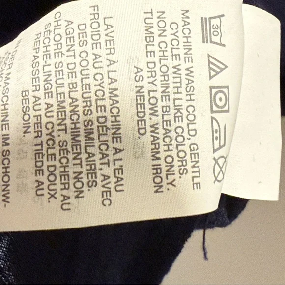 J. Crew navy blue summer dress, women’s sz M - Picture 6 of 6